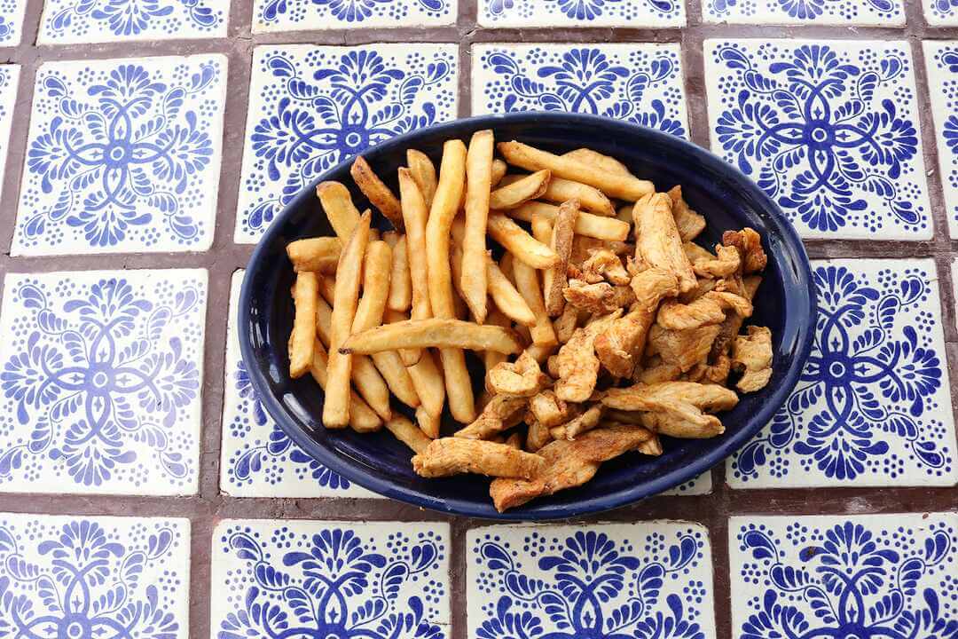 Grilled Chicken With Fries 1